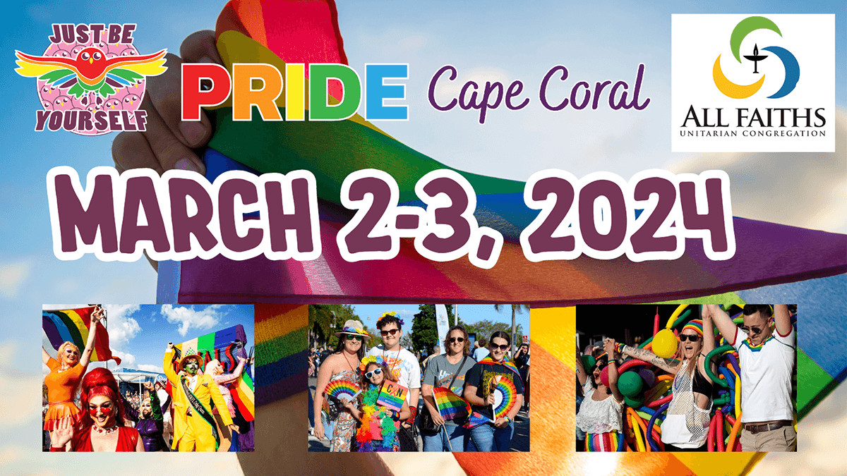 Pride Cape Coral promotional flyer 