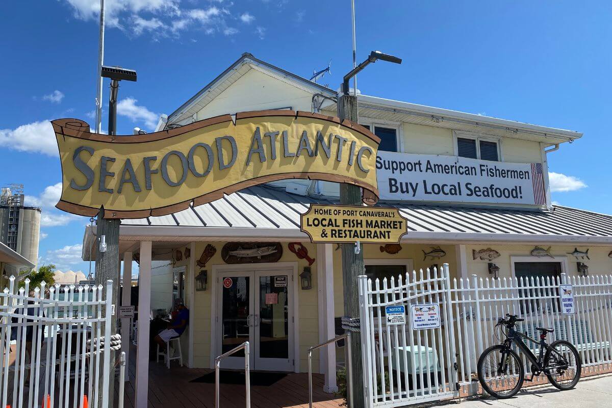 Best Seafood near Orlando is Seafood Atlantic in Port Canaveral Florida.