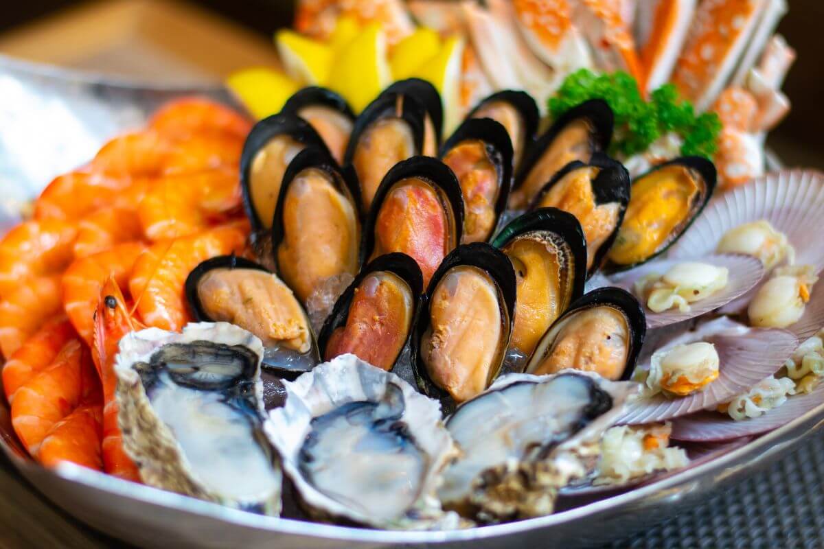 Florida seafood platter.