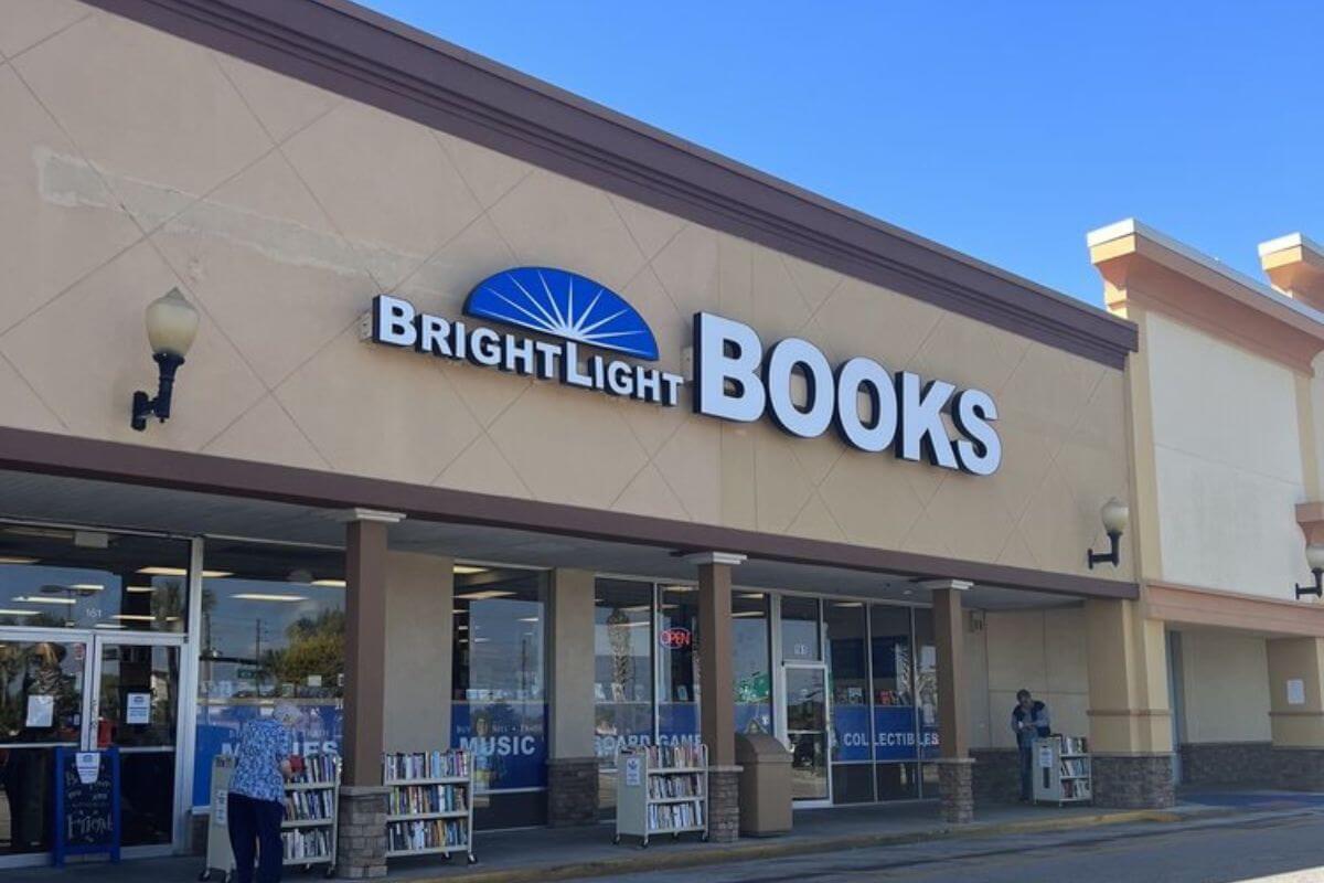 BrightLight Books building exterior. 