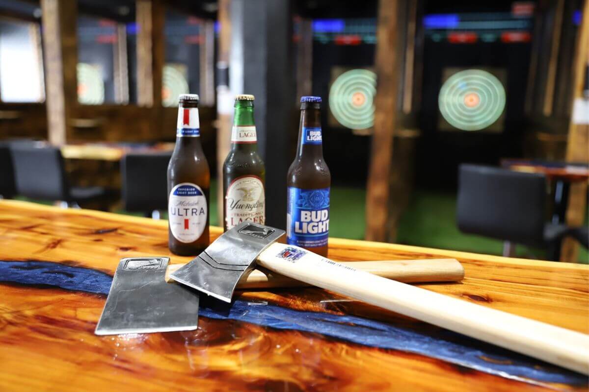 axes and beers.