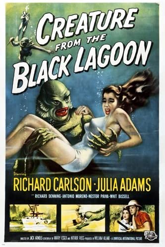 Creature from the Black Lagoon poster.