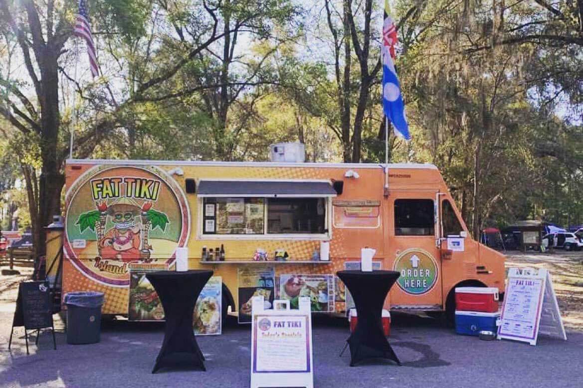 Food truck at a rally