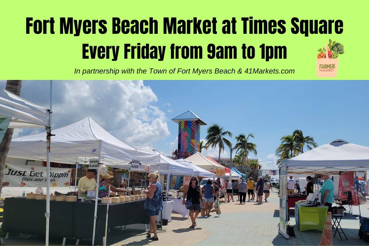 Fort Myers Beach Farmers Market Every Friday from 8am to 1pm