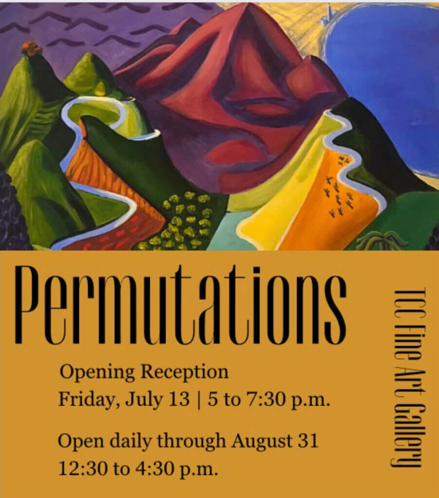 Permutations exhibition at Tallahassee Community College Fine Art Gallery