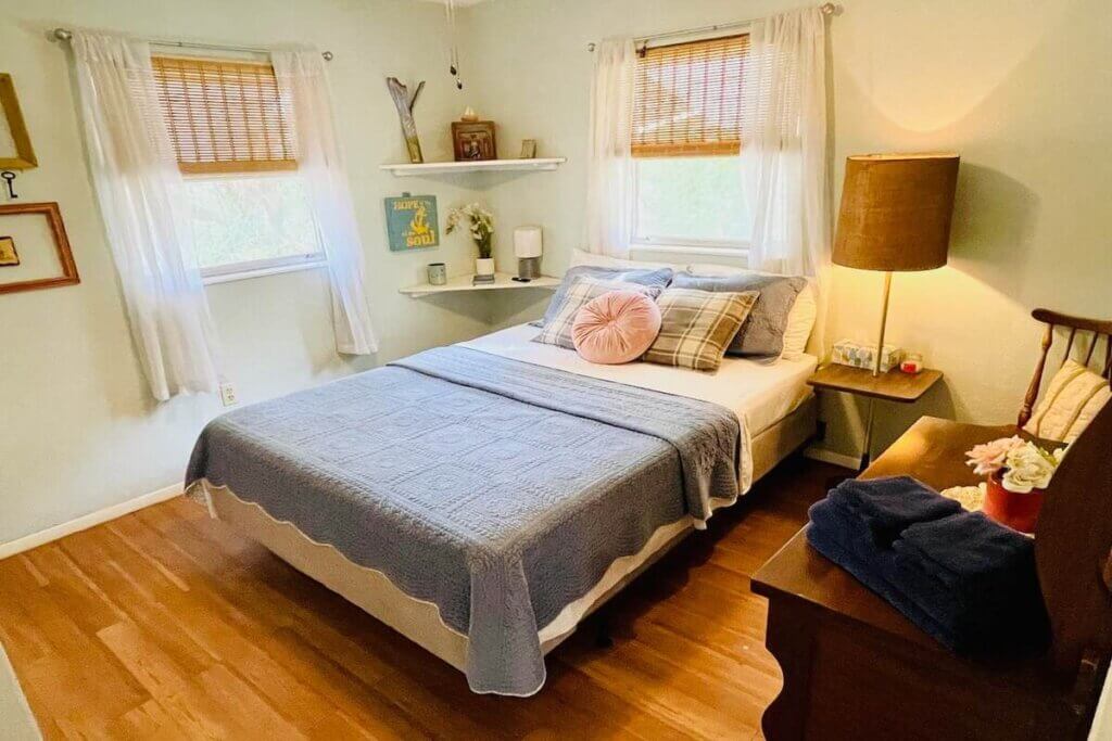 bedroom in cottage