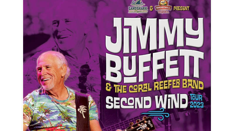 2023 Second Wind Tour Jimmy Buffett Poster