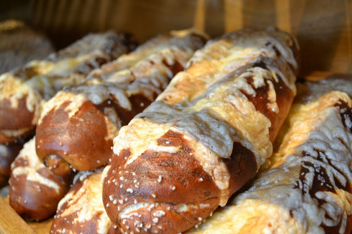 Pretzel loaf Yalaha Bakery. 