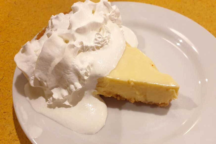 Andys Flour Power Cafe and Bakery key lime pie. 