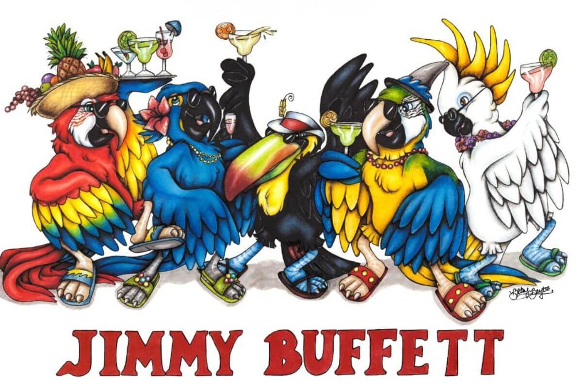 Jimmy Buffett Parrot Head art