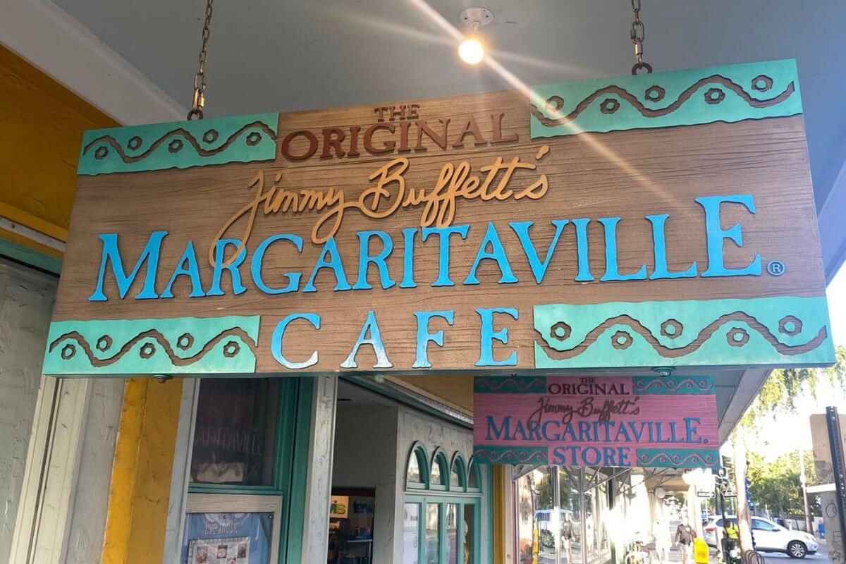 Original Margaritaville in Key West sign
