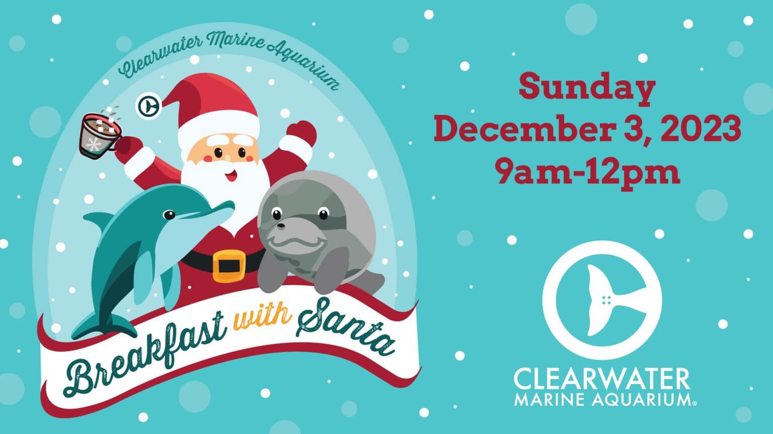 Clearwater Breakfast with Santa promotional flyer. 