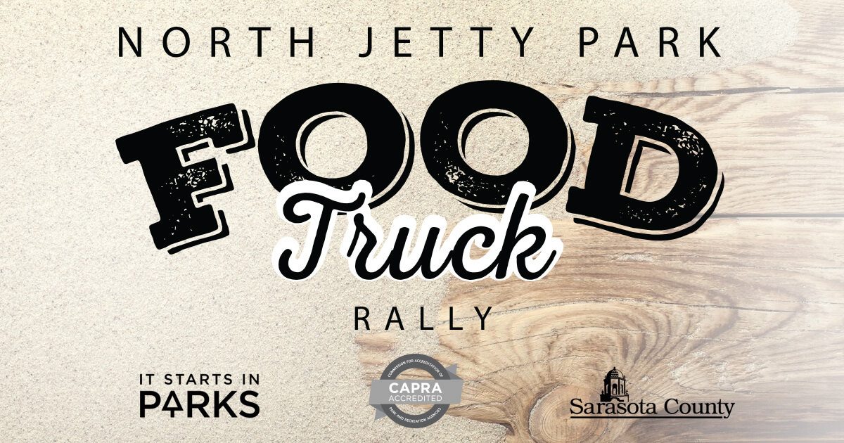 North Jetty Park Food Truck Rally Promotional Flyer