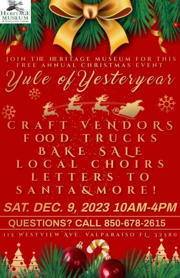 Yule of Yesteryear Promotional Flyer
