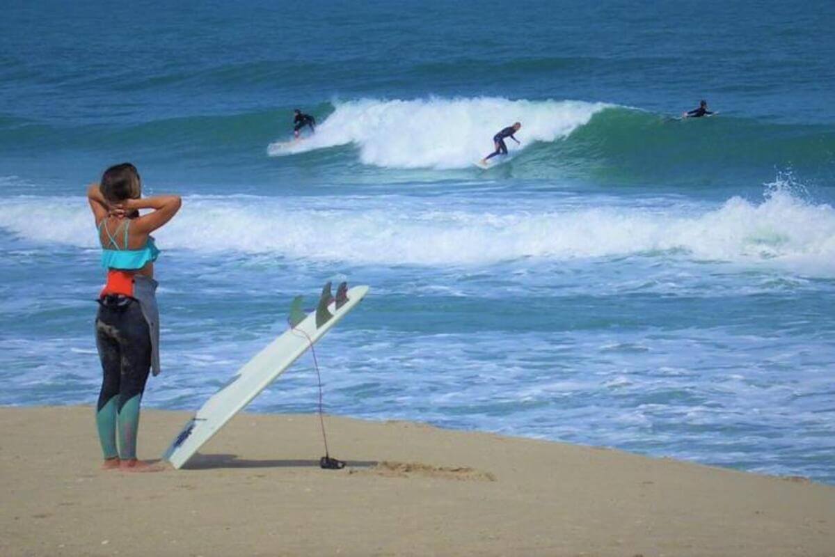 surfer at beach