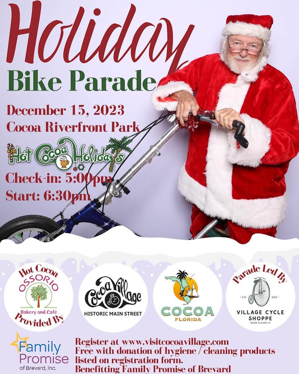 Holiday Bike Parade at Cocoa Riverfront Park
