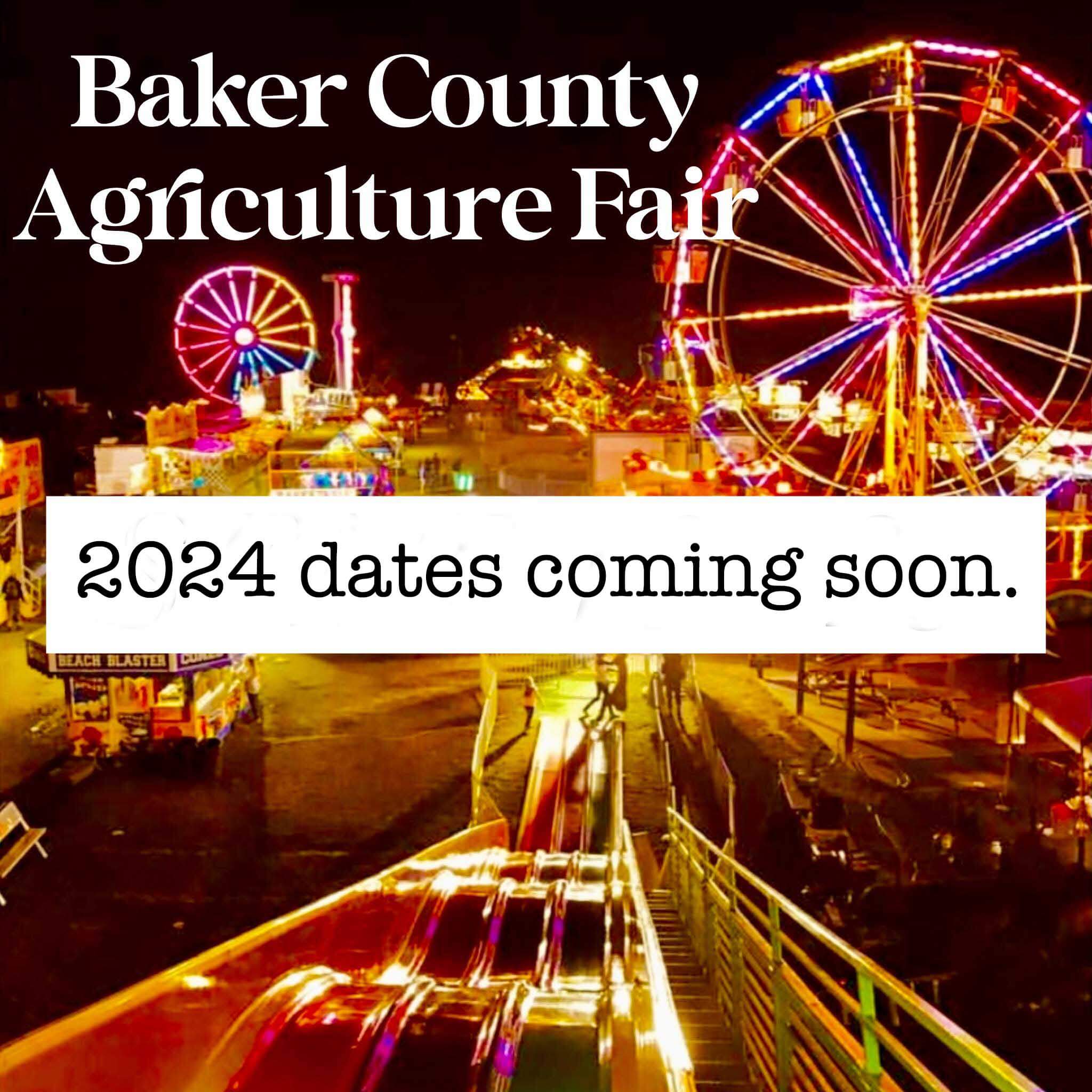 Baker County Fair Promotional Graphic