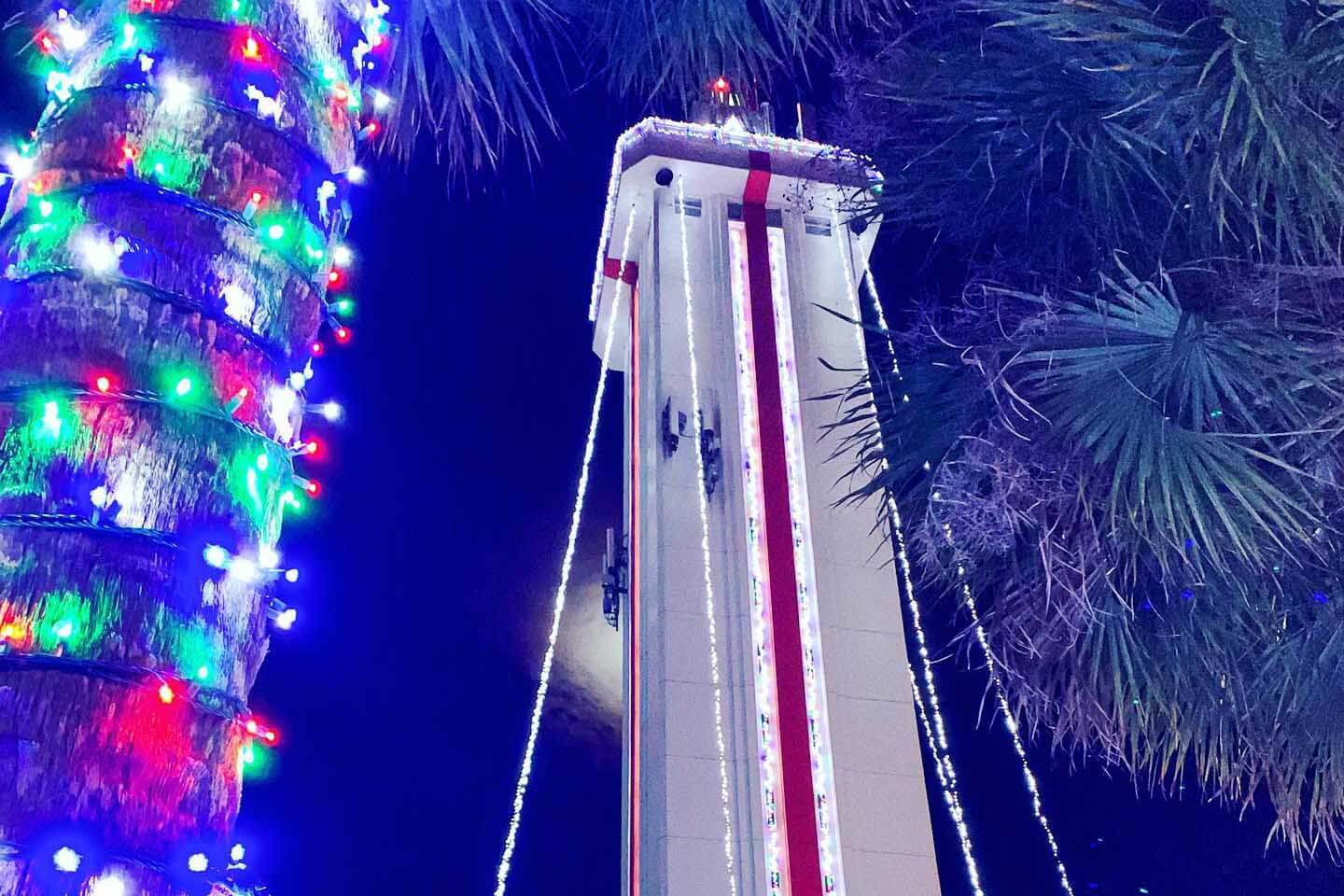 Citrus Tower lights