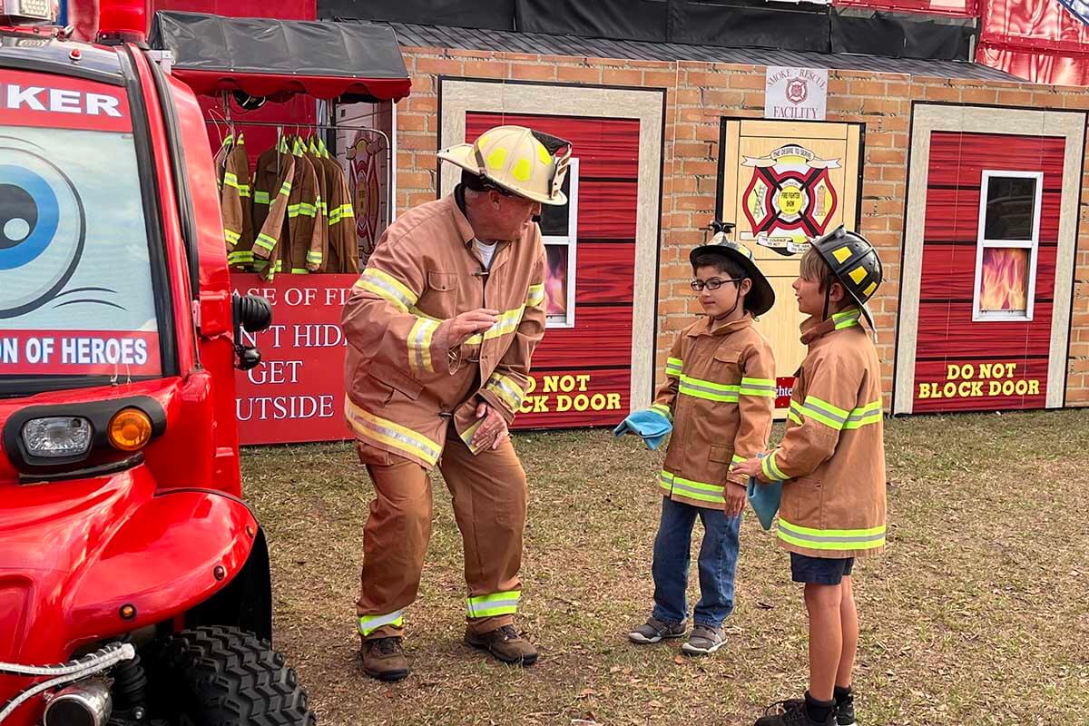 Firefighter at the Firefighter Fair