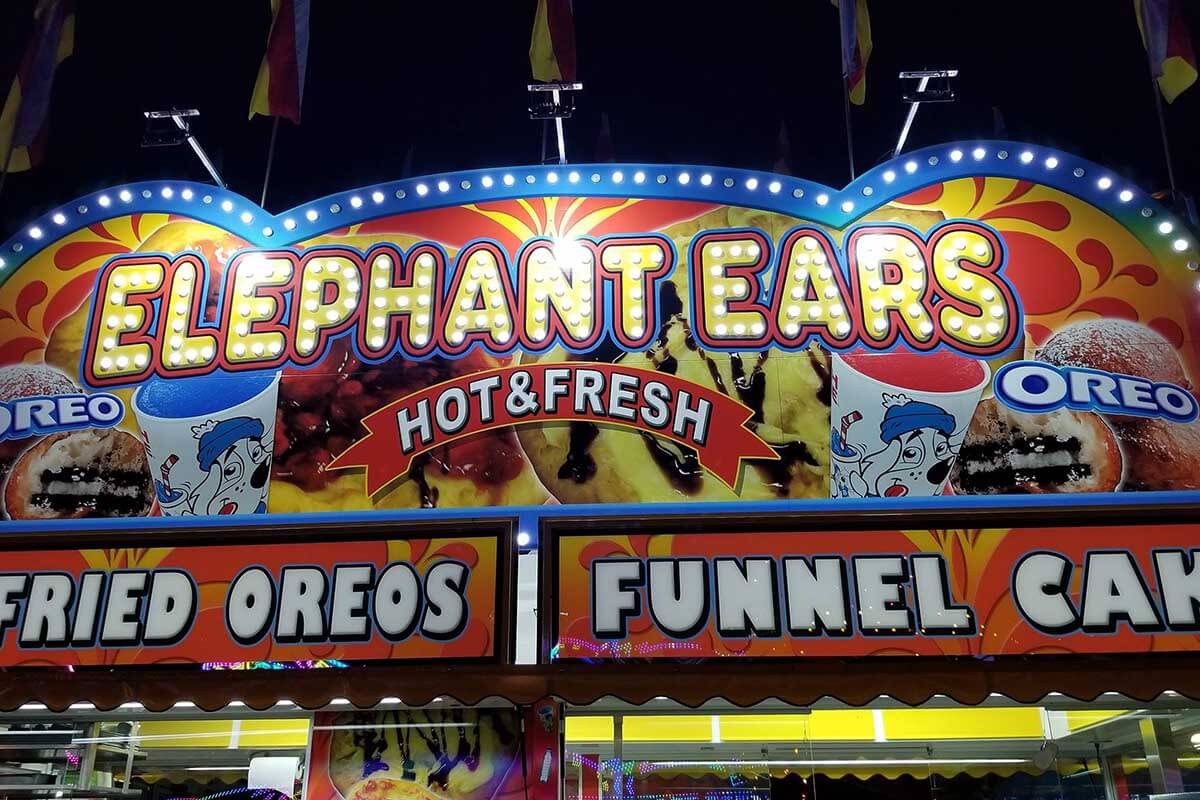 Hernando County Fairgrounds Elephant Ear Booth
