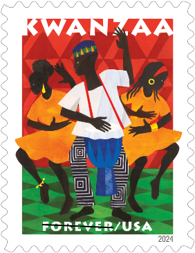 Kwanzaa postal stamp