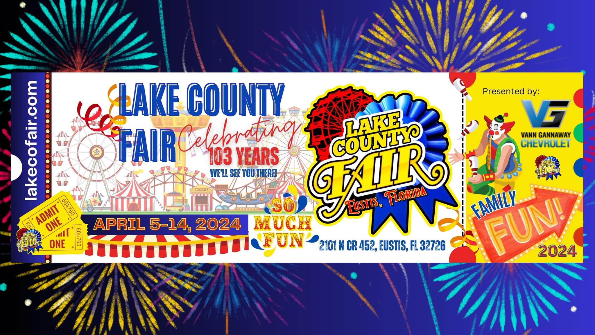 Lake County Fair promotional flyer
