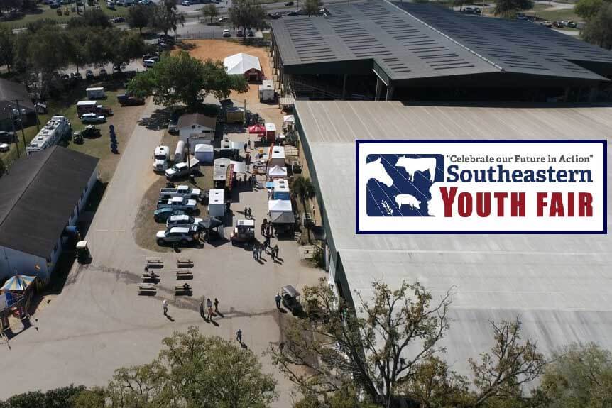 Southeastern Youth Fair aerial view