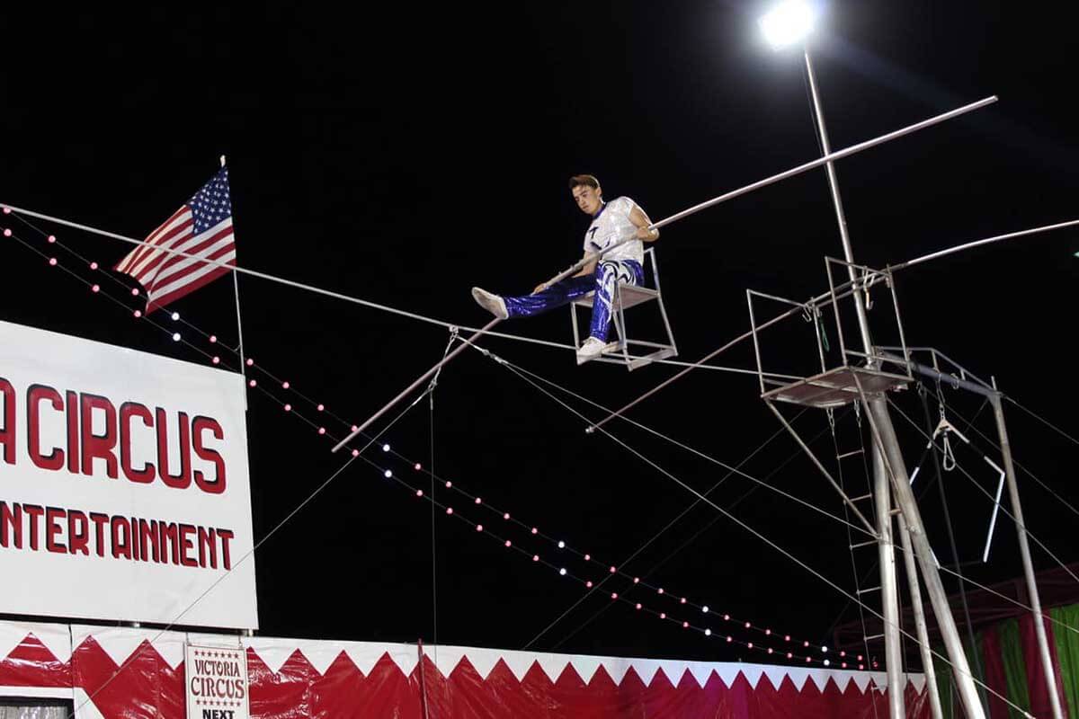 TIght rope walked at the Hendry County Fair