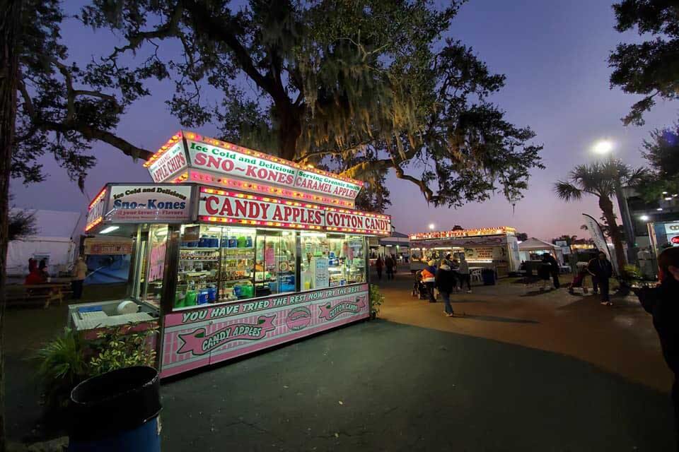 food booth at the Manatee County Fair