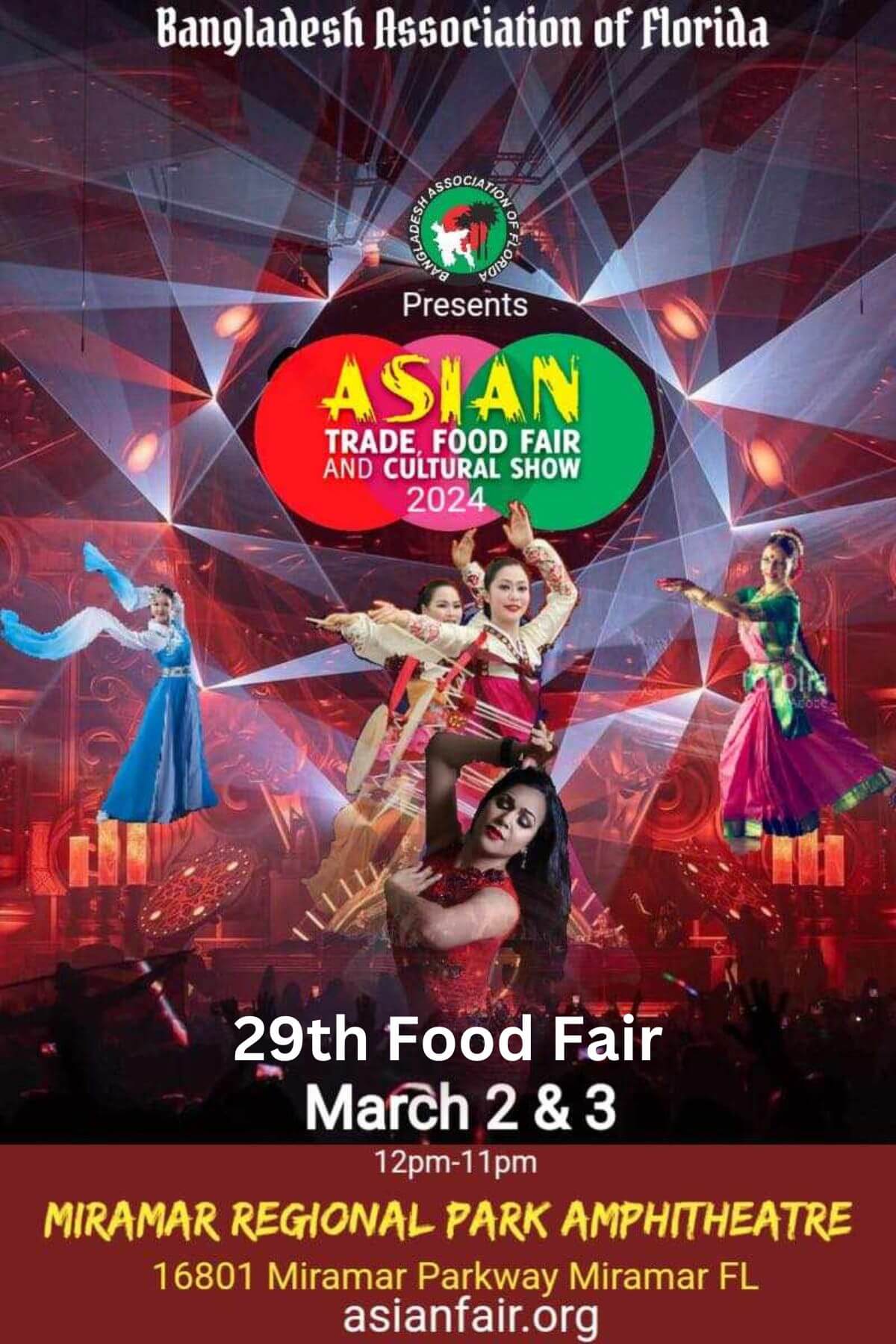 Asian Food Fair promotional flyer