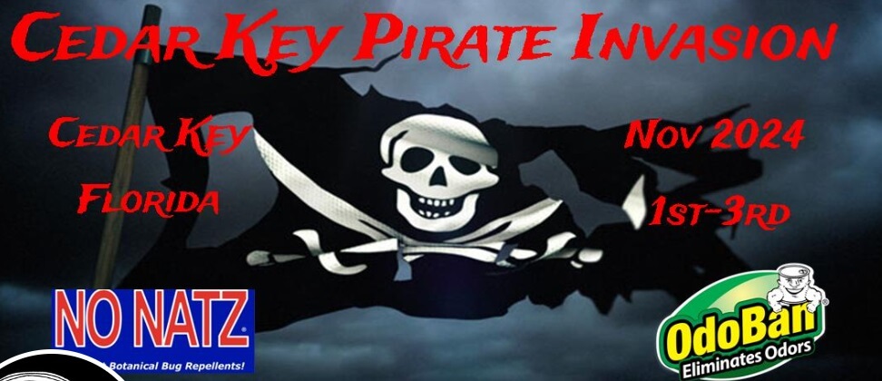 Cedar Key Pirate Invasion pomotional flyer