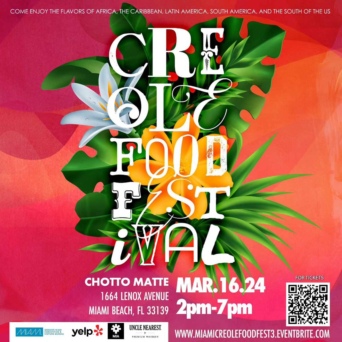 Creole Food Festival 2024 promotional flyer