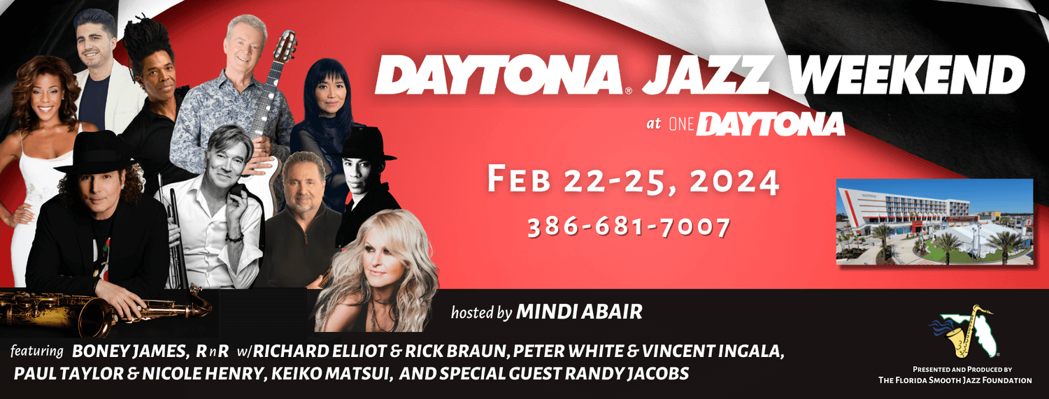 Daytona Jazz Week promotional flyer. 
