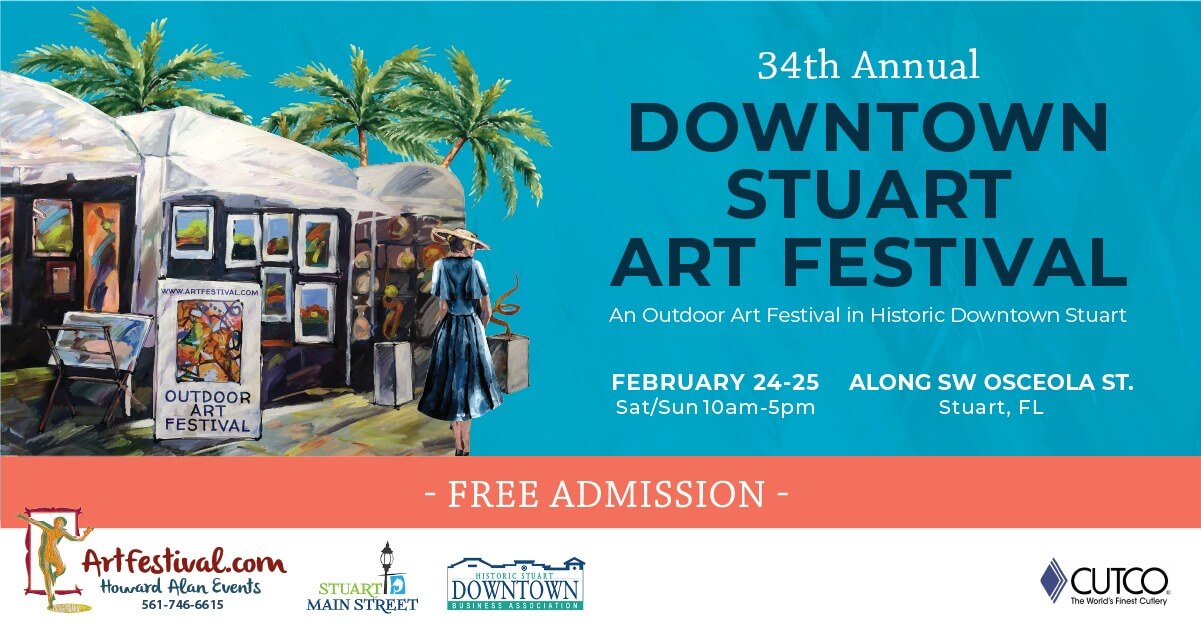 Downtown Stuart Art Festival Promotional flyer