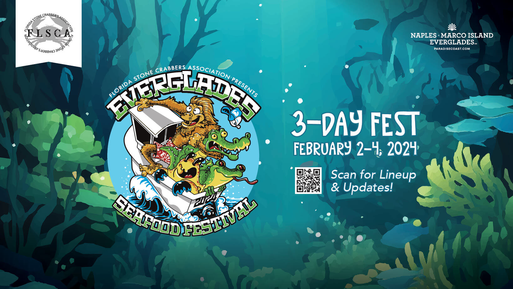 Everglades Seafood Festival promotional flyer