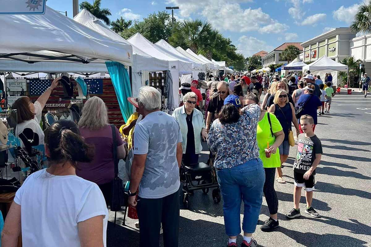 Coral Springs Festival of the arts tents