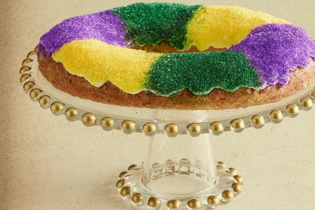 Florida Mardi Gras King Cake from Publix