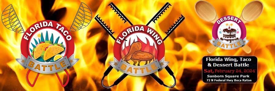 Florida wing battle promotional flyer