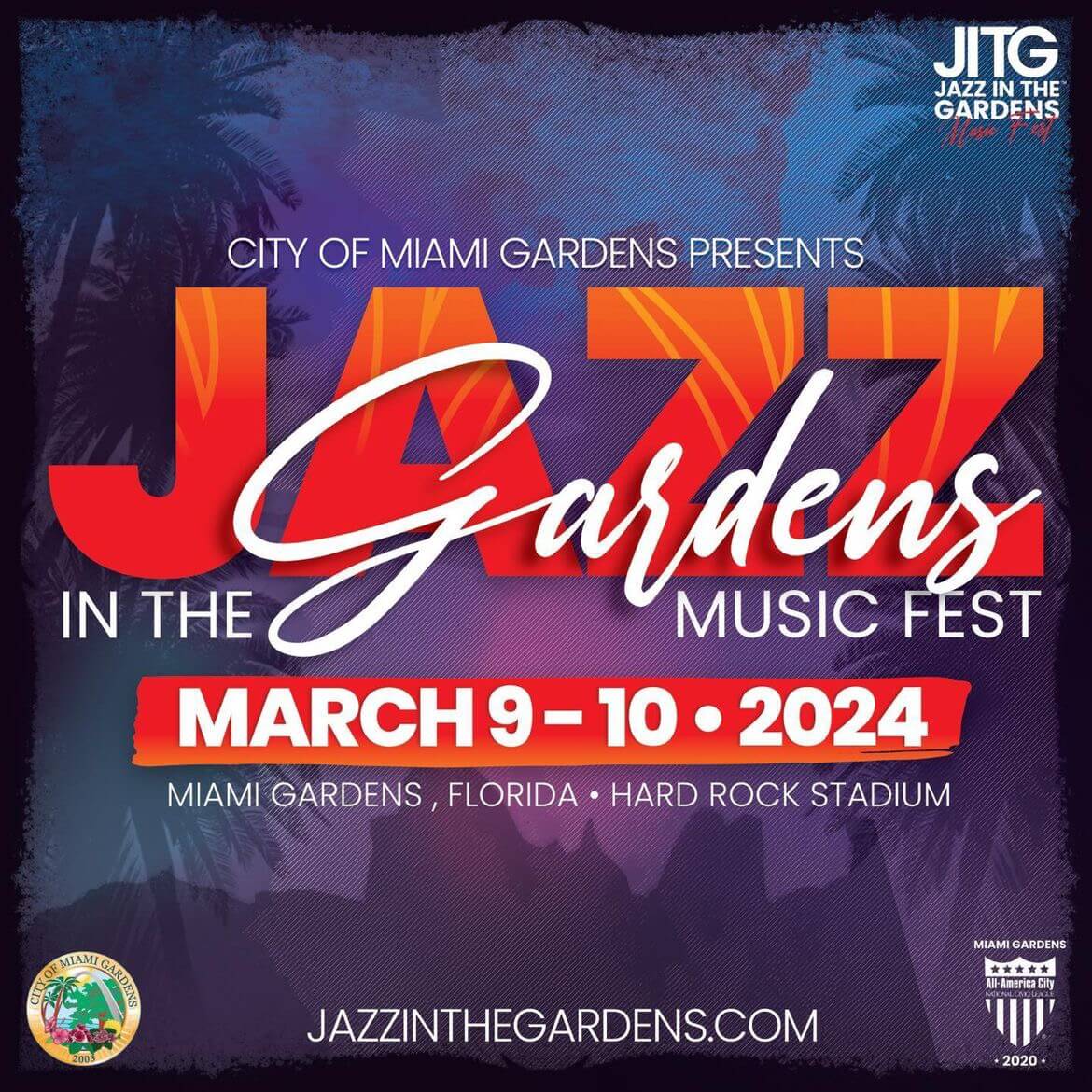 Jazz in the gardens Miami