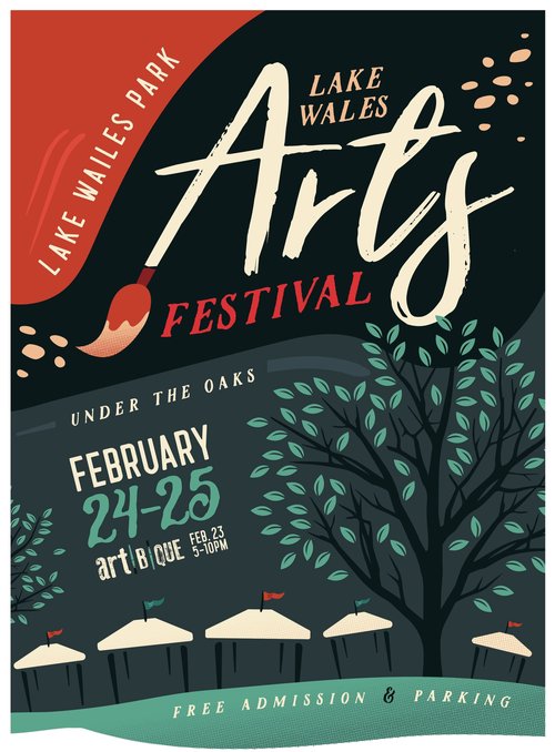 Lake Wales Arts Festival promotional flyer