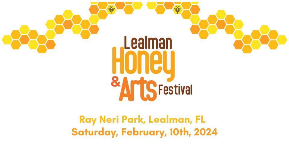 Lealman honey and arts festival promotional flyer