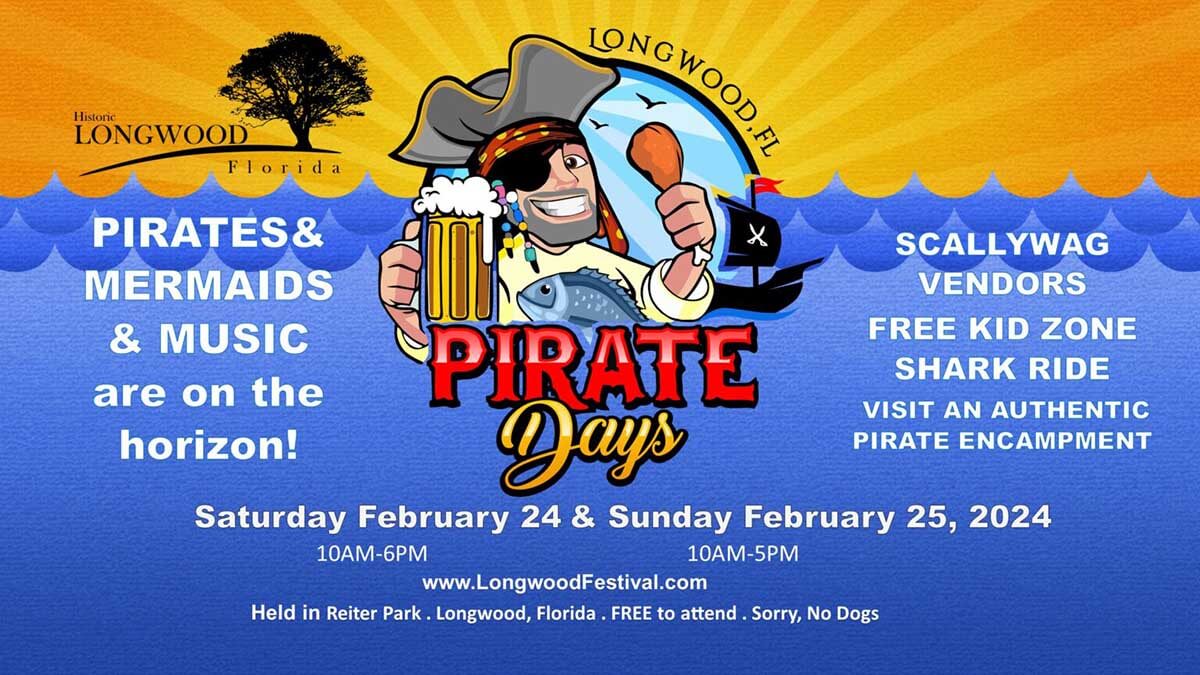 Longwood Pirate Day Festival Promotional Flyer