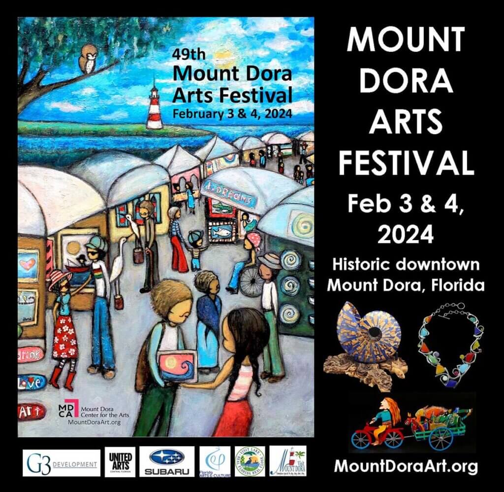 Mount Dora Arts Festival promotional flyer