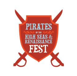 Pirates of the high seas logo