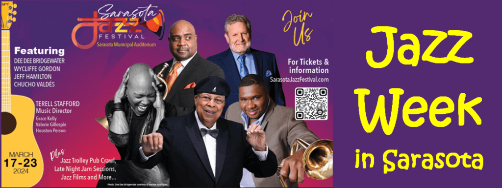 Sarasota Jazz Festival promotional flyer