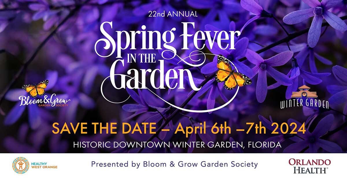 Spring Fever in the Garden promotional flyer