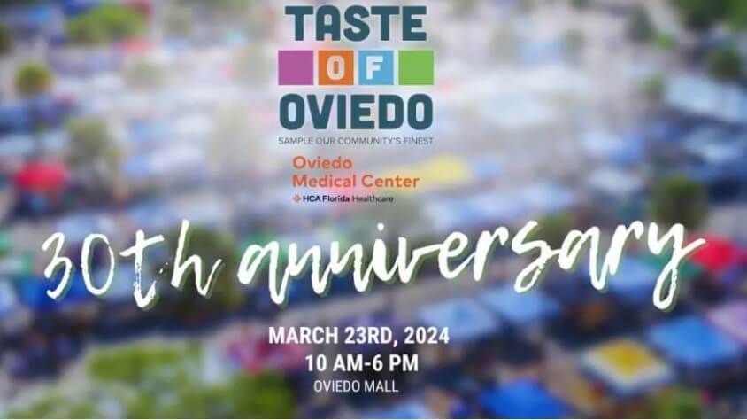 Taste of Oviedo Promotional flyer