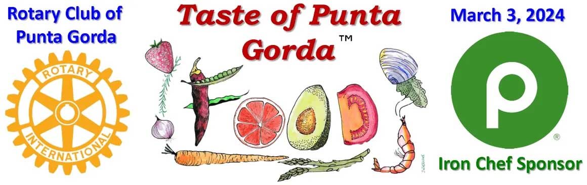 Taste of punta gorda promo flyer