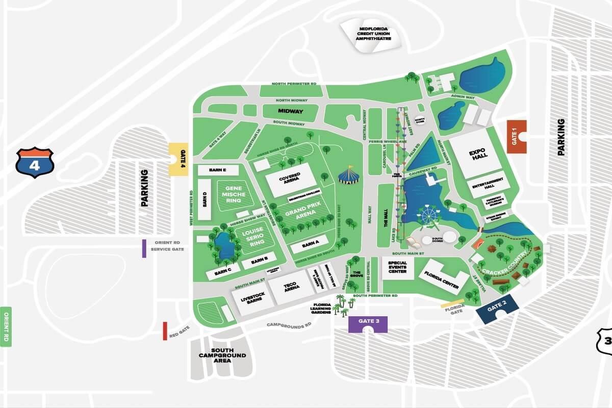 map of fair