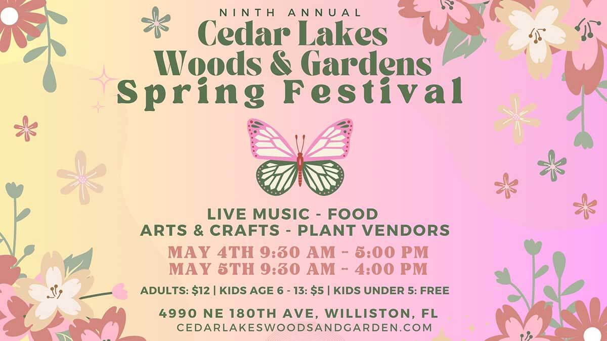 Cedar Lakes Woods and Gardens Spring Festival